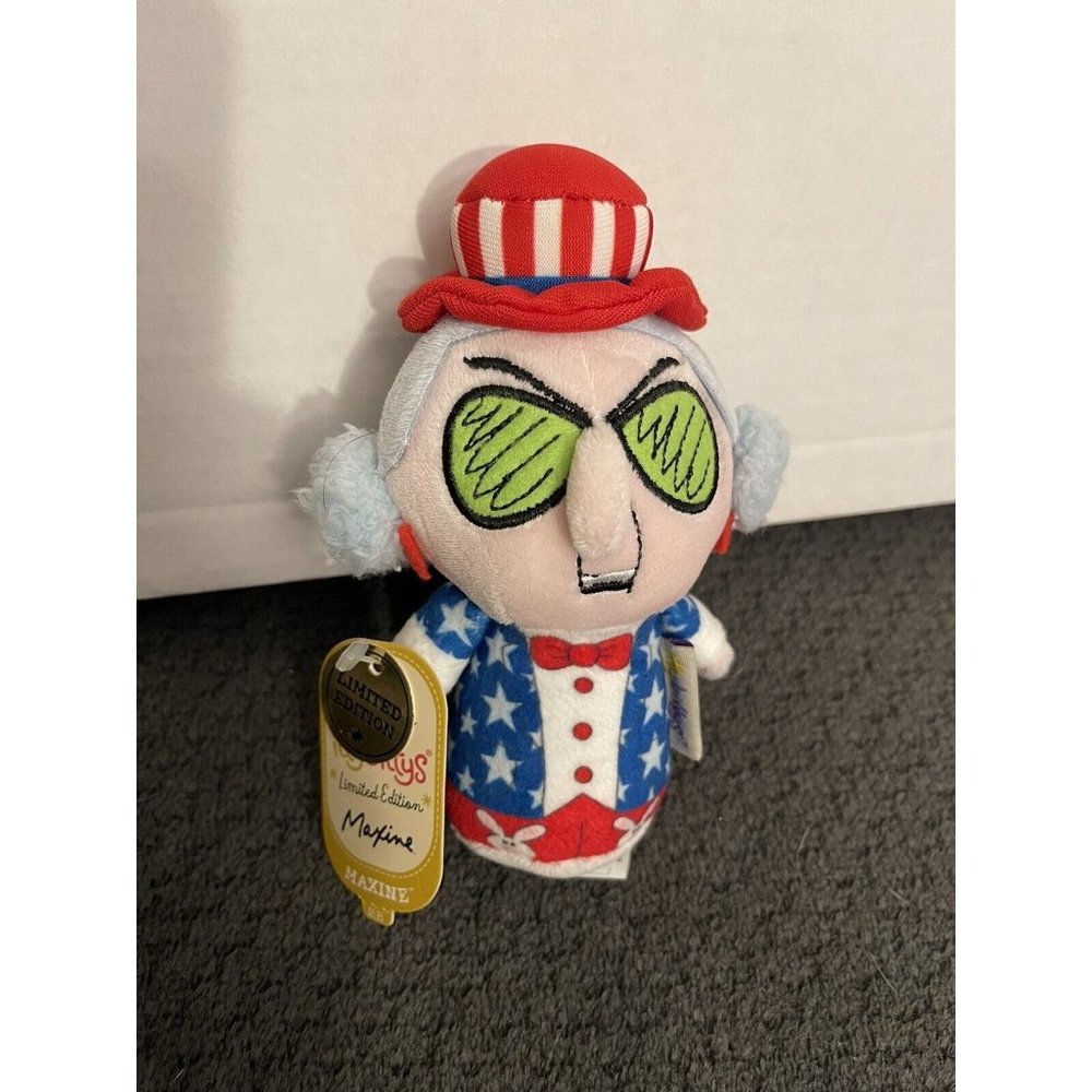 New Hallmark Itty Bittys Plush Limited Edition Maxine Patriotic D22